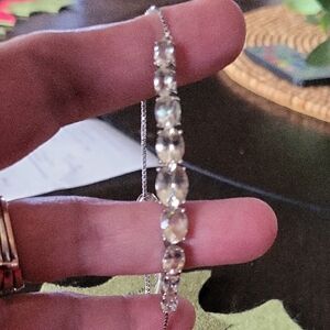 Beautiful Mexican Yellow Labradorite Slider Bracelet